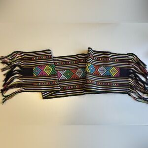 Beautiful Multicolor Table Runner Purchased from Guatemala